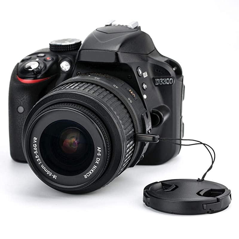 Front Lens Cap Cover with Deluxe Cap Keeper for Fuji Fujifilm X-A7 X-A5 X-T200 X-T30 X-T20 X-T10 with XC 15-45mm Kit Lens for Nikon Z5 with Z 24-50mm Kit Lens & More Lens with Filter Thread