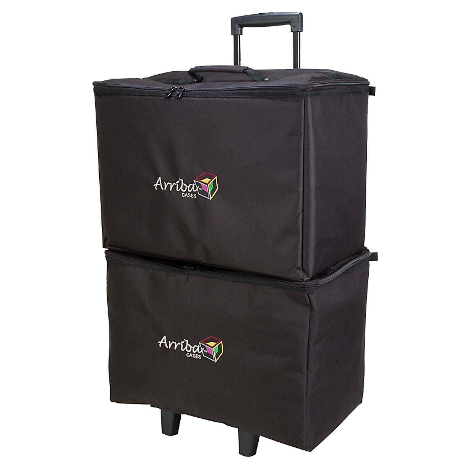 Arriba ACR-19 + ATP-19 Stackable Rolling Multi-Purpose Padded Cases