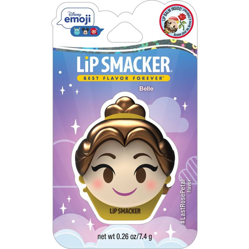 Lip Smacker Lip Balm Disney Emoji Belle - 0.26oz