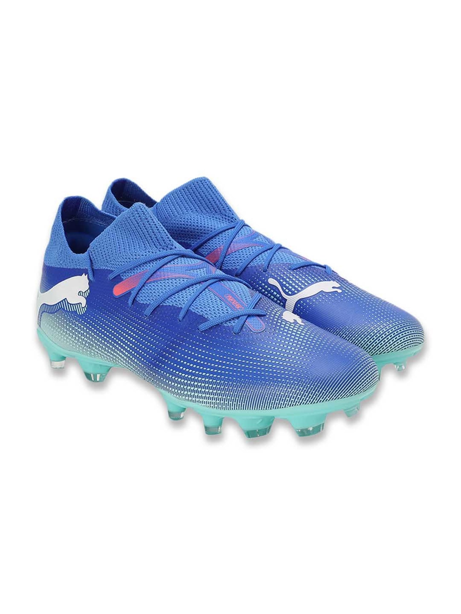 Puma Women's FUTURE 7 MATCH FG/AG Blue Football Shoes