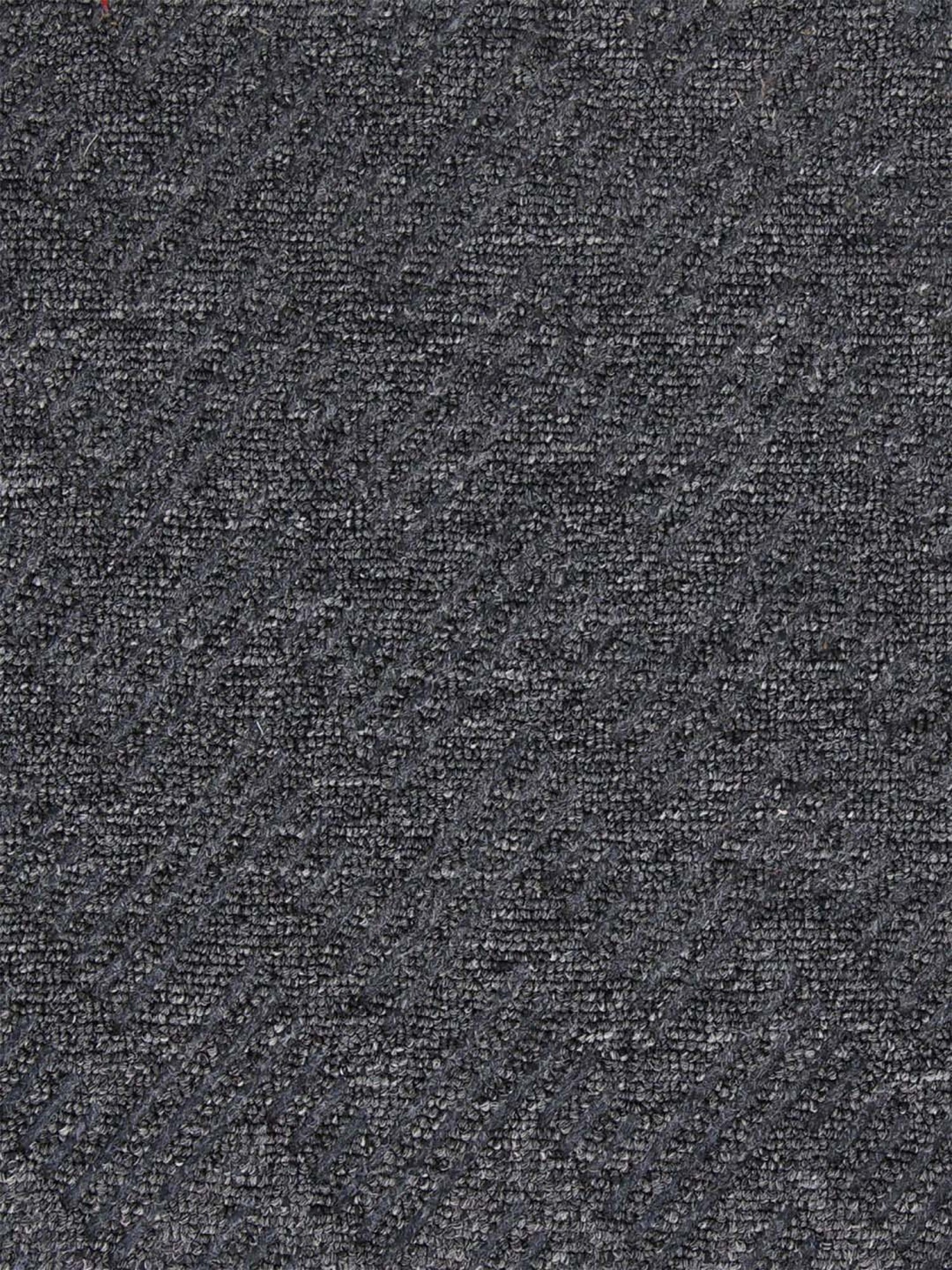 Ariana Dark Grey Microfibre Single Happy Feet Outdoor Door Mat - Set of 1