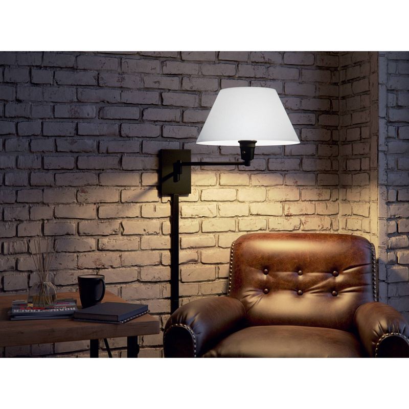 3-way Wall Light White/Black - Kenroy Home