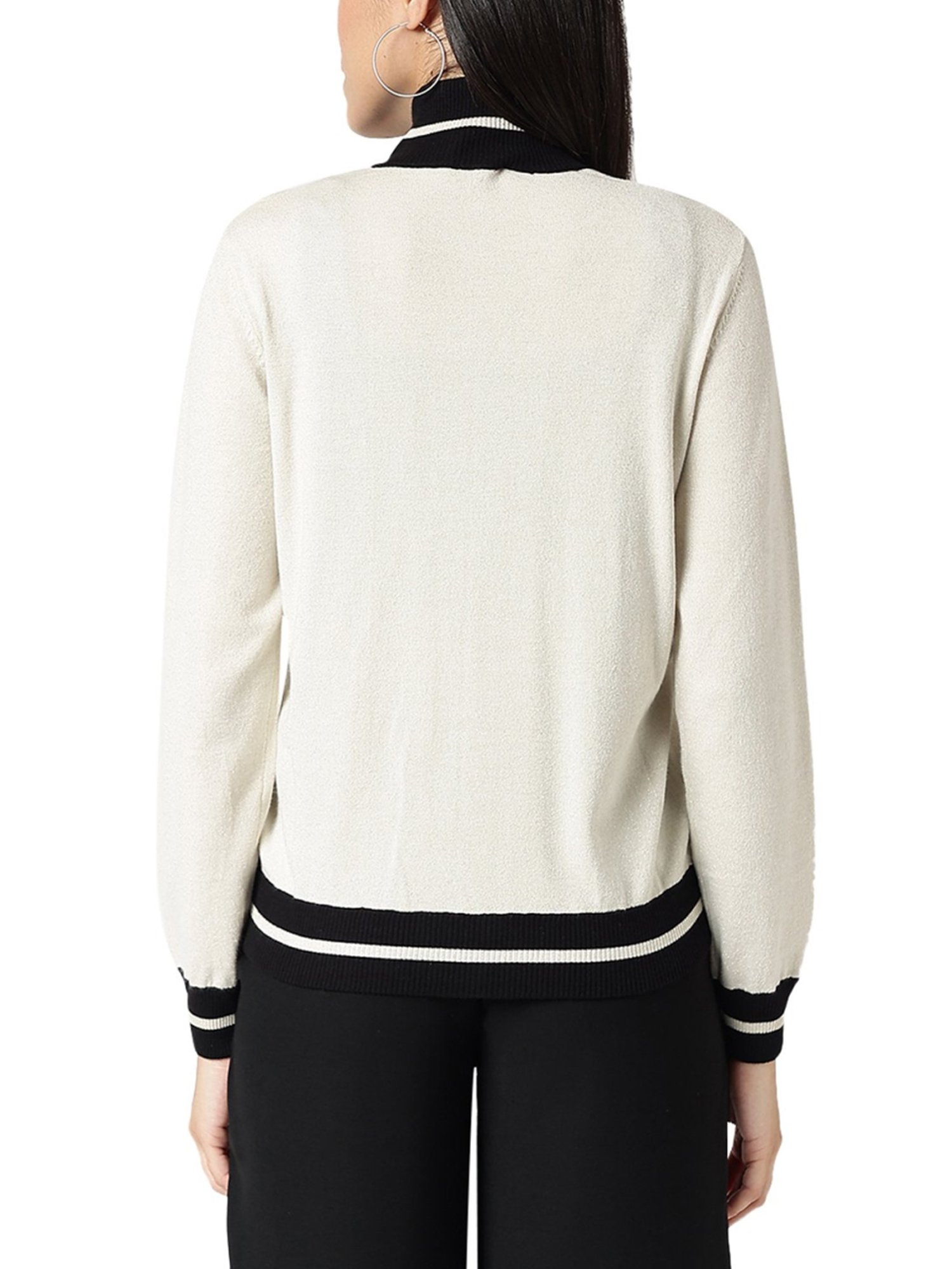 Liu Jo Off White Regular Fit Sweatshirt