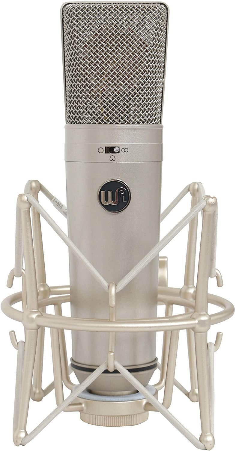 Warm Audio WA-87 R2 Large Diaphragm Condenser Microphone (Nickel) Bundle with Reflection Filter & Mic Stand