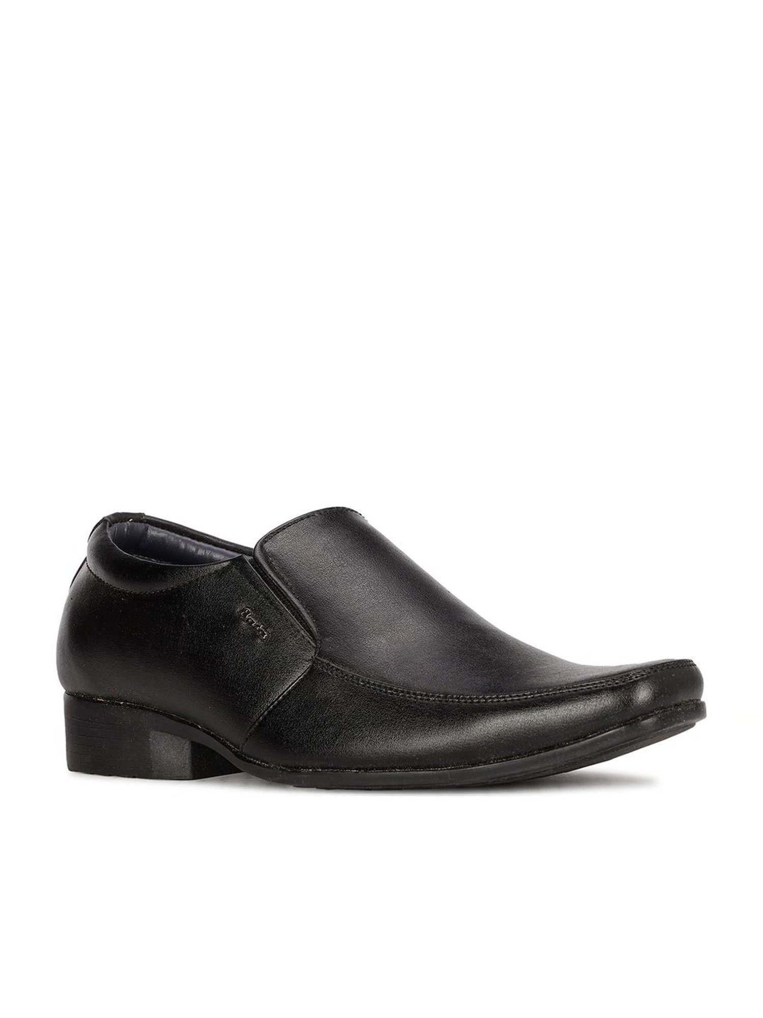 Bata Men's BOSS-DEMON Black Loafers
