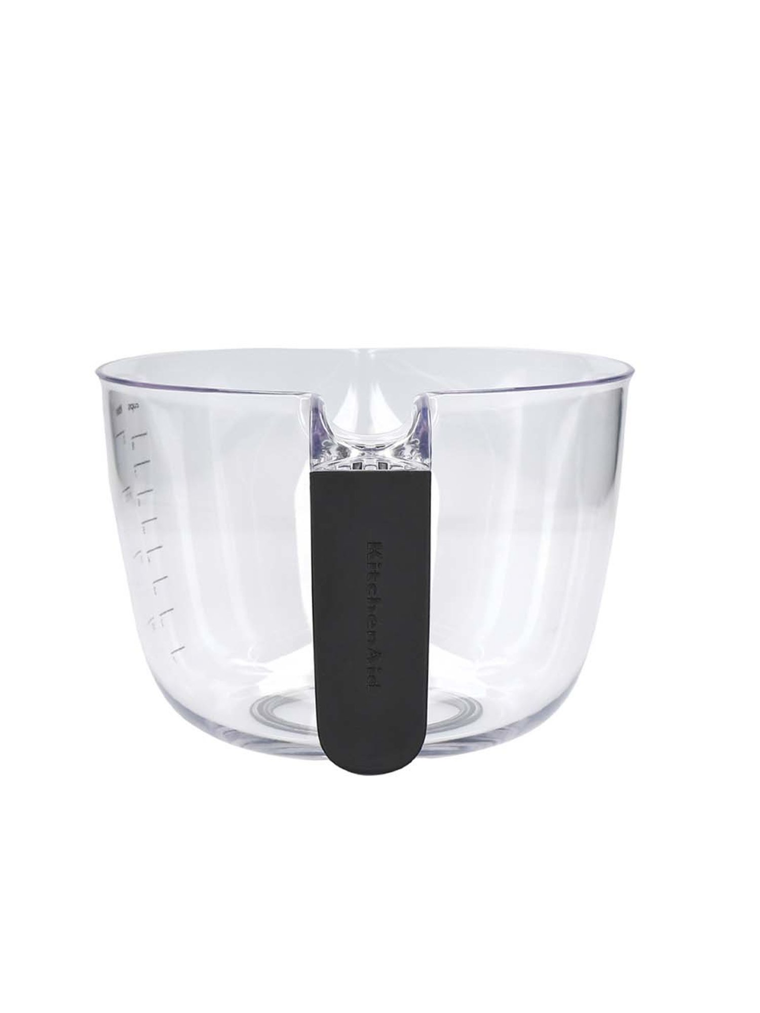 KitchenAid Black Plastic Mixing And Measuring Bowl With Handle
