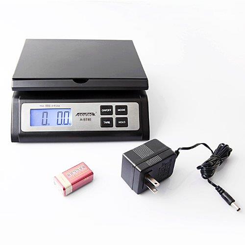 Accuteck Heavy Duty Postal Shipping Scale with Extra Large Display, Batteries and AC Adapter (A-ST85C)