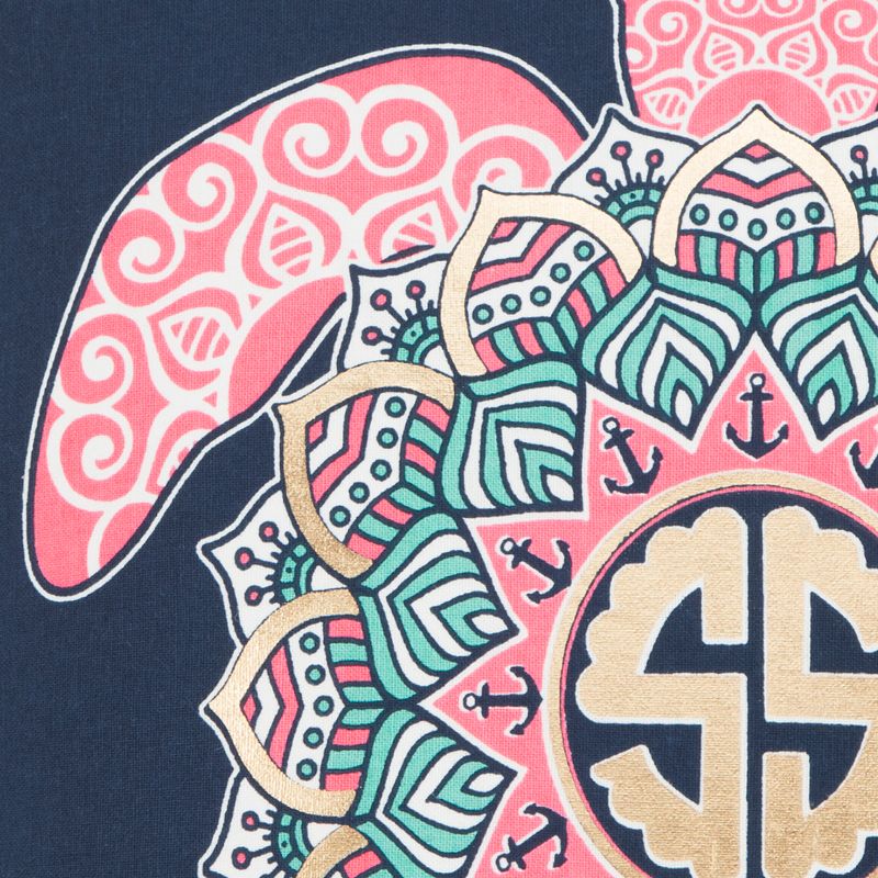 Simply Southern Animal Print Throw Pillow Blue - Rizzy Home