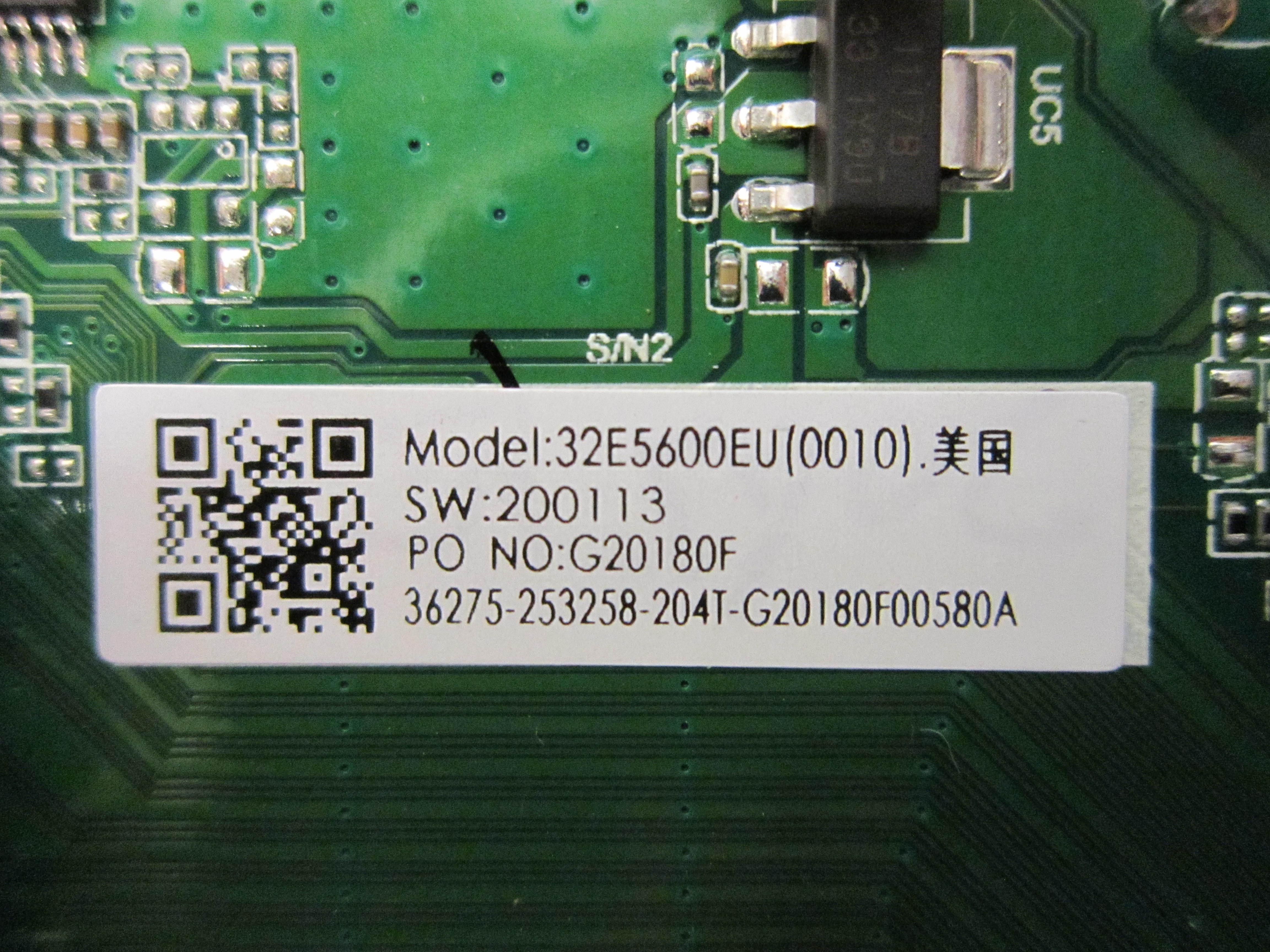 Hisense 32H5500F Main Board (TP.MS6683T.PB732) 200113