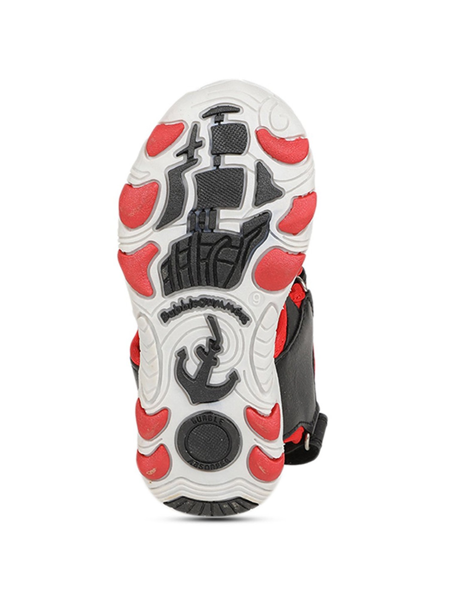 Bubblegummers by Bata Kids Black Ankle Strap Sandals