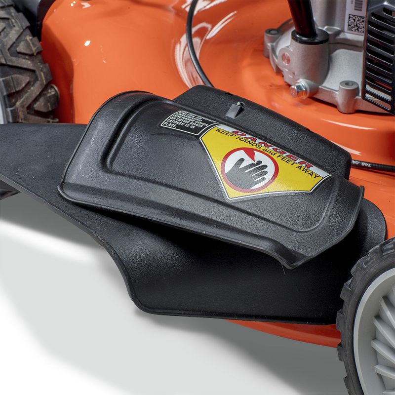 Remington 12A-K2M5883 RM410 Pioneer 21 in./ 159cc Gas All Wheel Drive Self Propelled Lawn Mower with Side Discharge, Mulching and Rear Bag