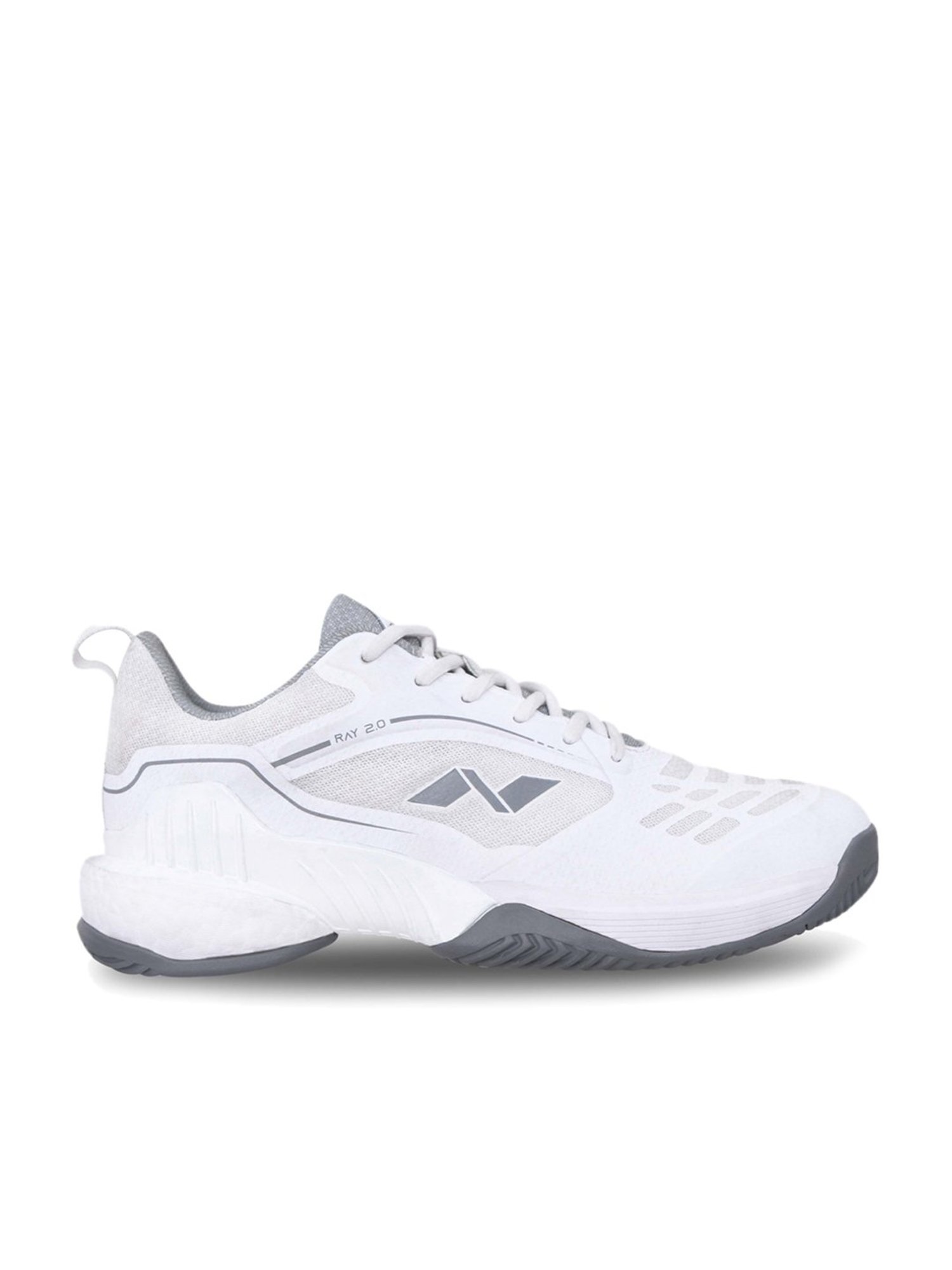 Nivia Ray 2.0 White Tennis Shoes