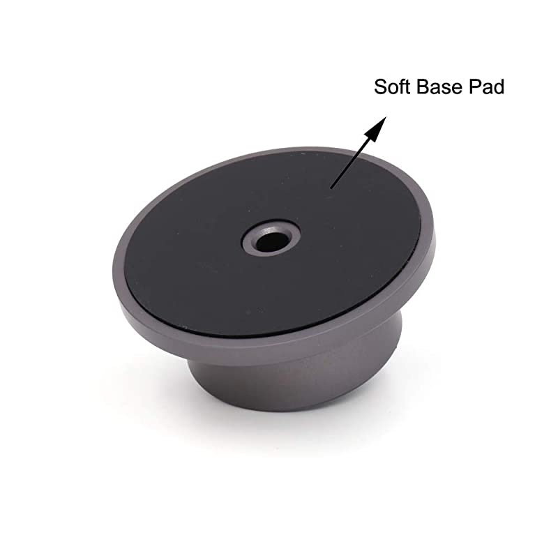 LP190H LP Vinyl Record Clamp 67 Ounce Durable Stylish HiFi Disc Stabilizer Aluminum Record Weight with Turntable Level Protective Pad