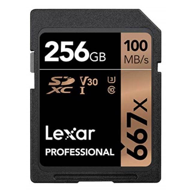 Lexar Professional 667x 256GB SDXC UHS-I/U3 Memory Card #LSD256BNA667