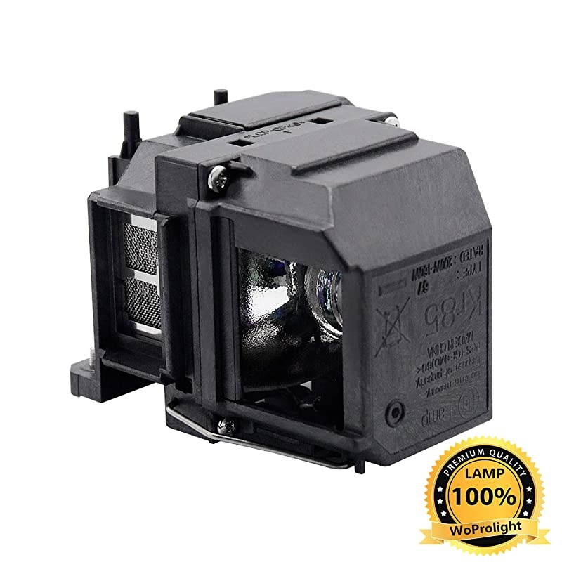 ELP67 V13H010L67 Replacement Projector Lamp with Housing for Epson PowerLite 1221 1261W EBS02 EBS11 EBS12 EBX11 EBX12 MG850HD Projectors