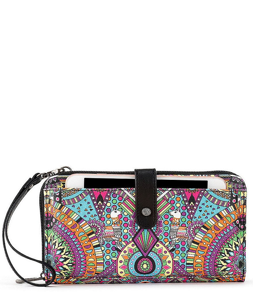 Sakroots Artist Large Smartphone Colorblock Crossbody Bag