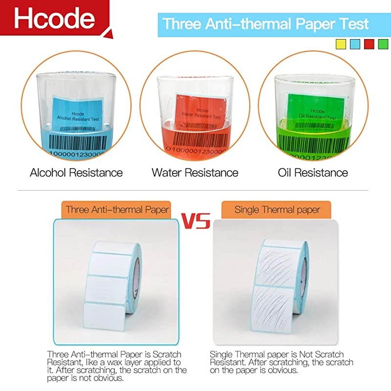 2x3 Inch Permanent Adhesive Direct Thermal LabelsWaterOilAlcohol Resistant MultiPurpose Labels Compatible with Direct Thermal Printer and Thermal Transfer Printer 400 Pcs Yellow