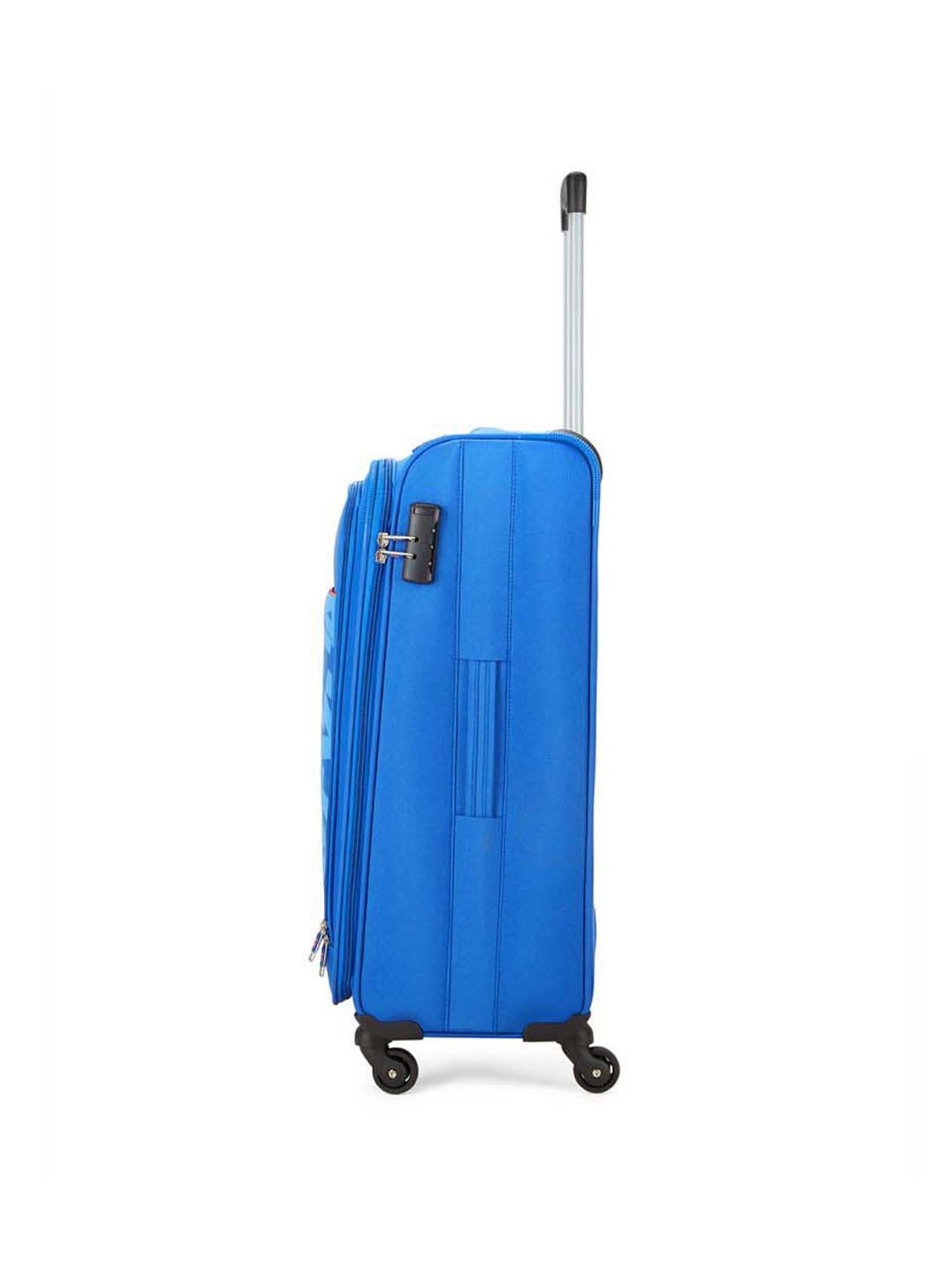 Skybags Rhumba Blue Solid Soft Medium Trolley Bag - 43 cm