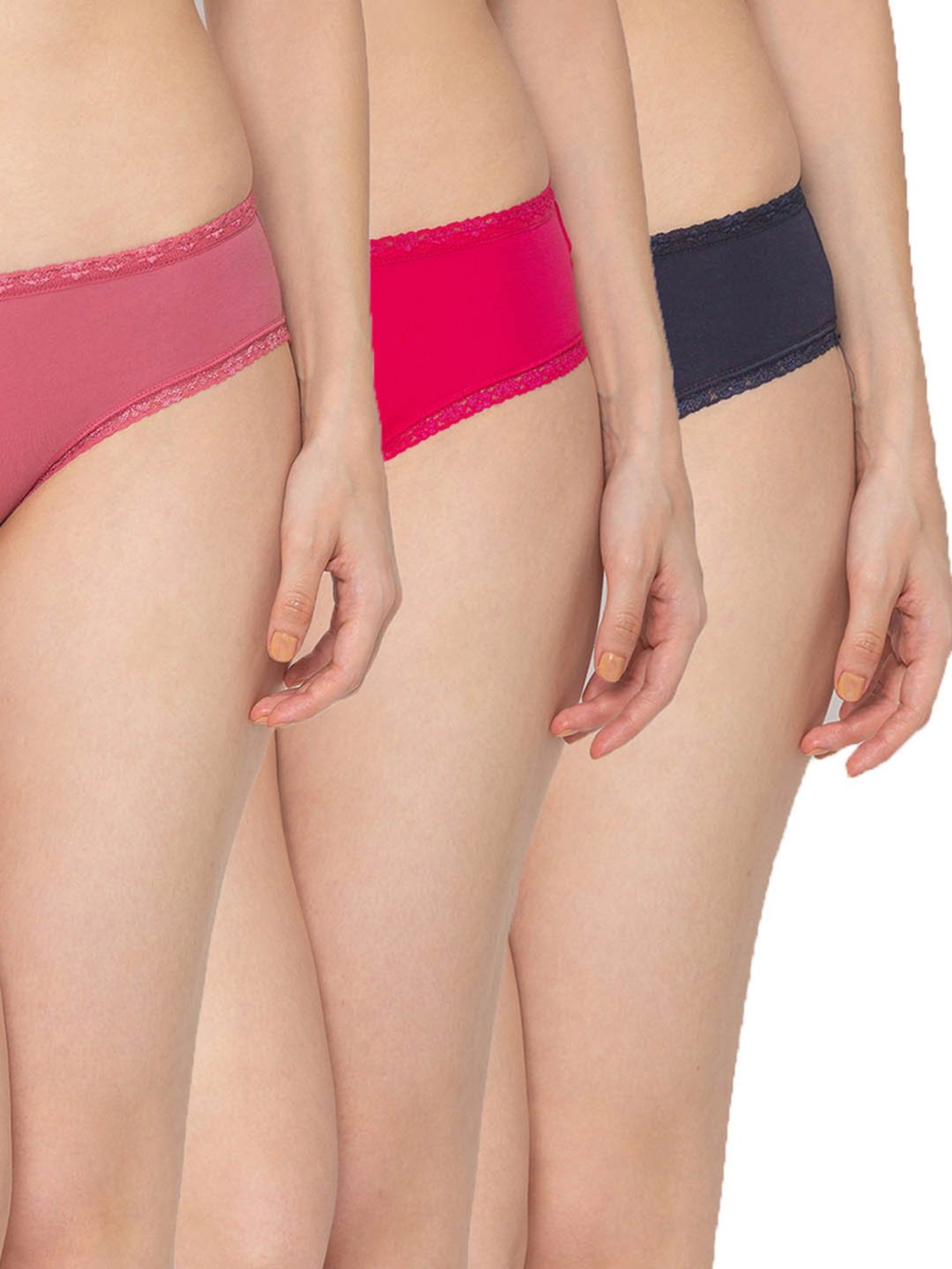 Candyskin Multicolor Cotton Bikini Panty -Pack of 3