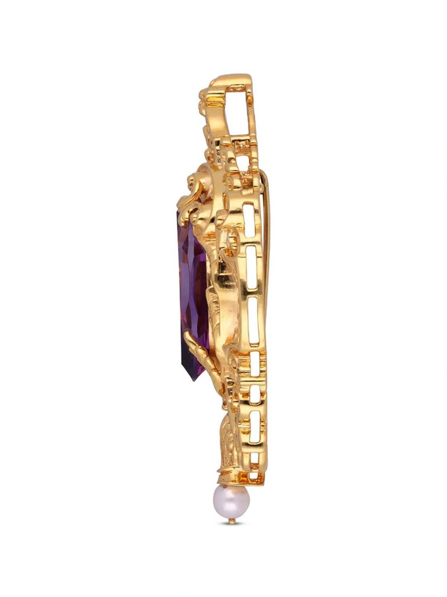 CKC Opulent Amethyst: Exclusive Gold Pendant