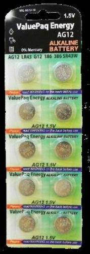 Dantona[r] Val-ag10-10 Valuepak Energy Ag10 Silver Oxide Button Cell Batteries, 10 Pk