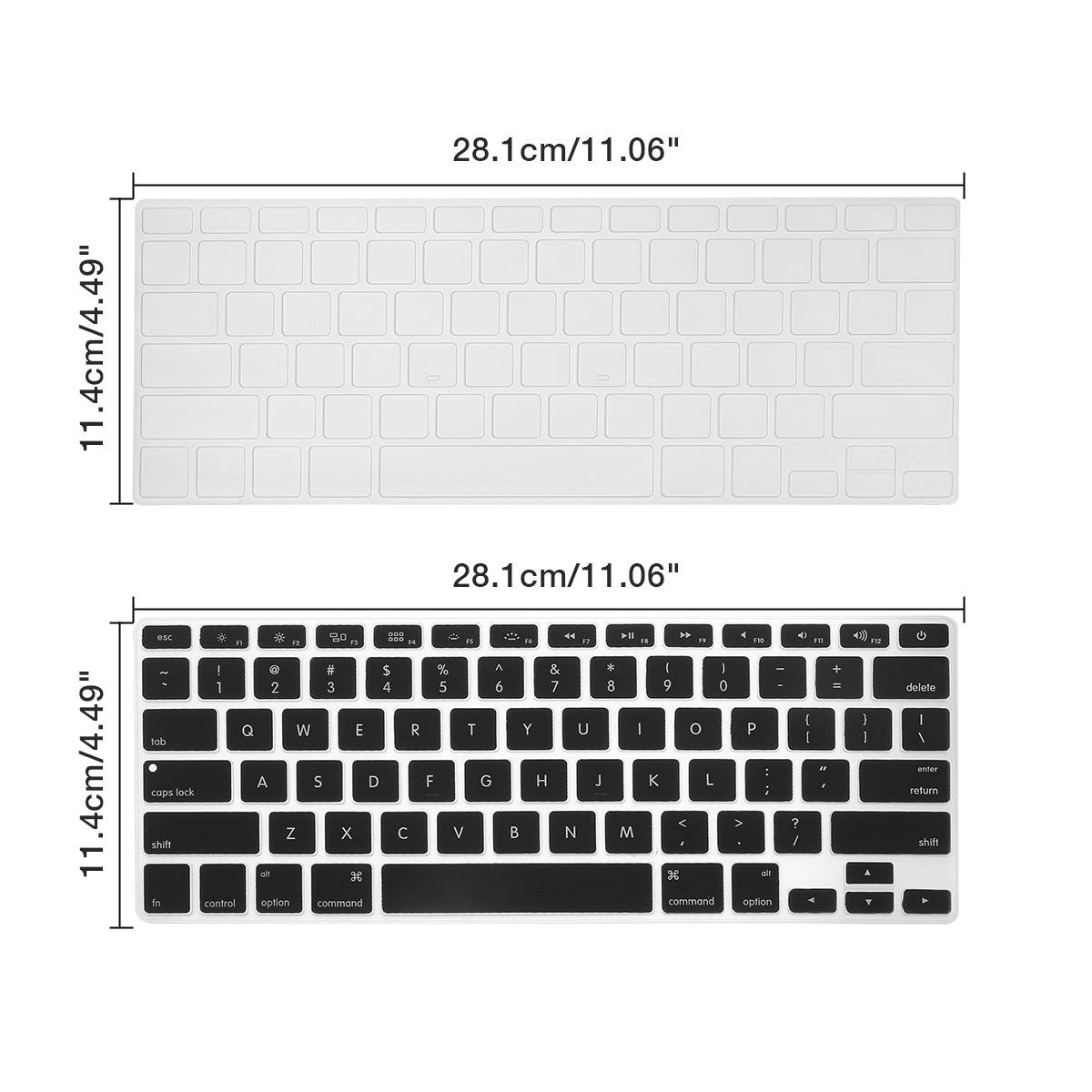 FirstPower Soft Silicone Keyboard Cover Skin for MacBook Pro Air A1369 2013 Models, 2015 Models, 2017 Models