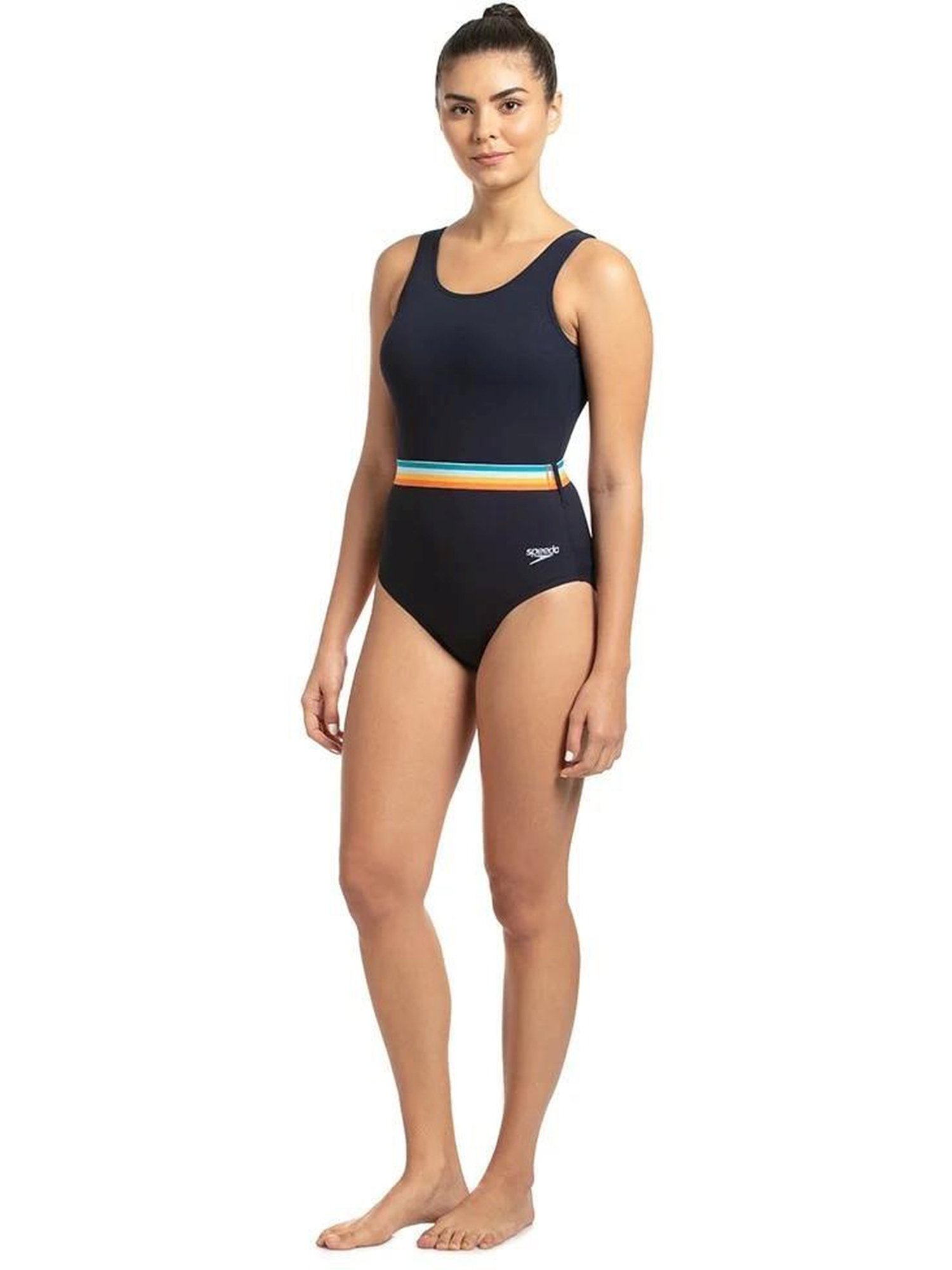 Speedo Navy Striped Monokini