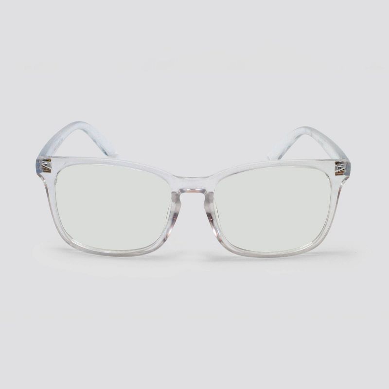 Women's Rectangle Blue Light Filtering Glasses - Wild Fable™ Clear