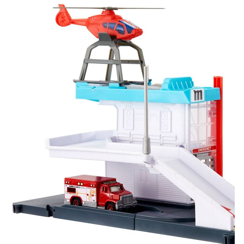 Matchbox Action Drivers Matchbox Helicopter Rescue Playset