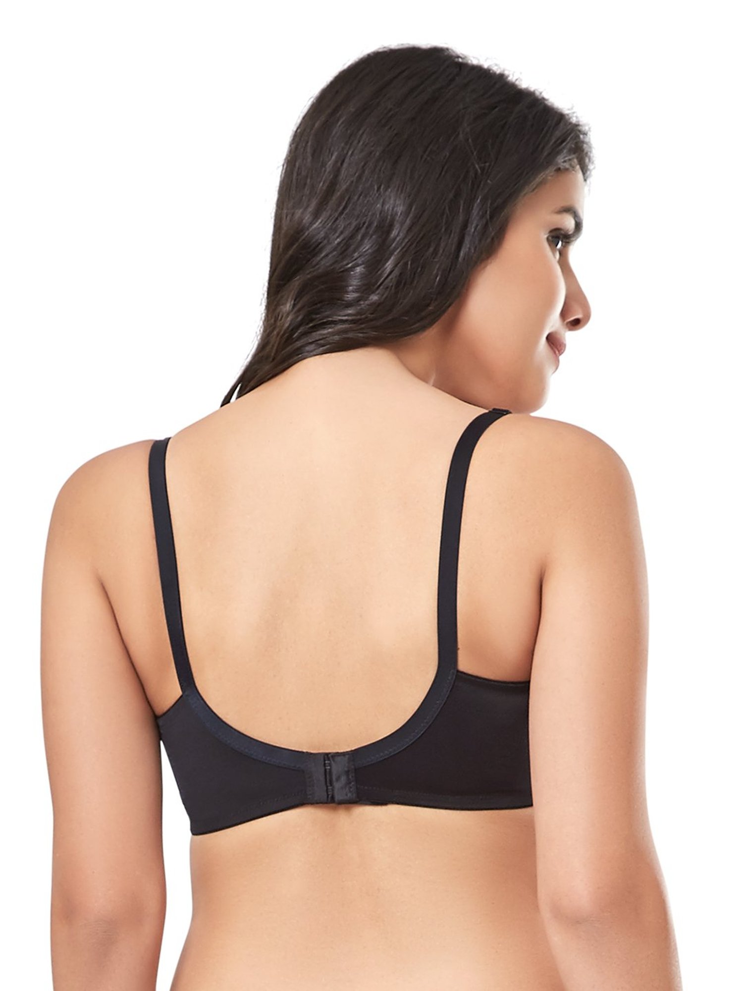 Every De by Amante Black Non Padded Non Wired Full Coverage Bra