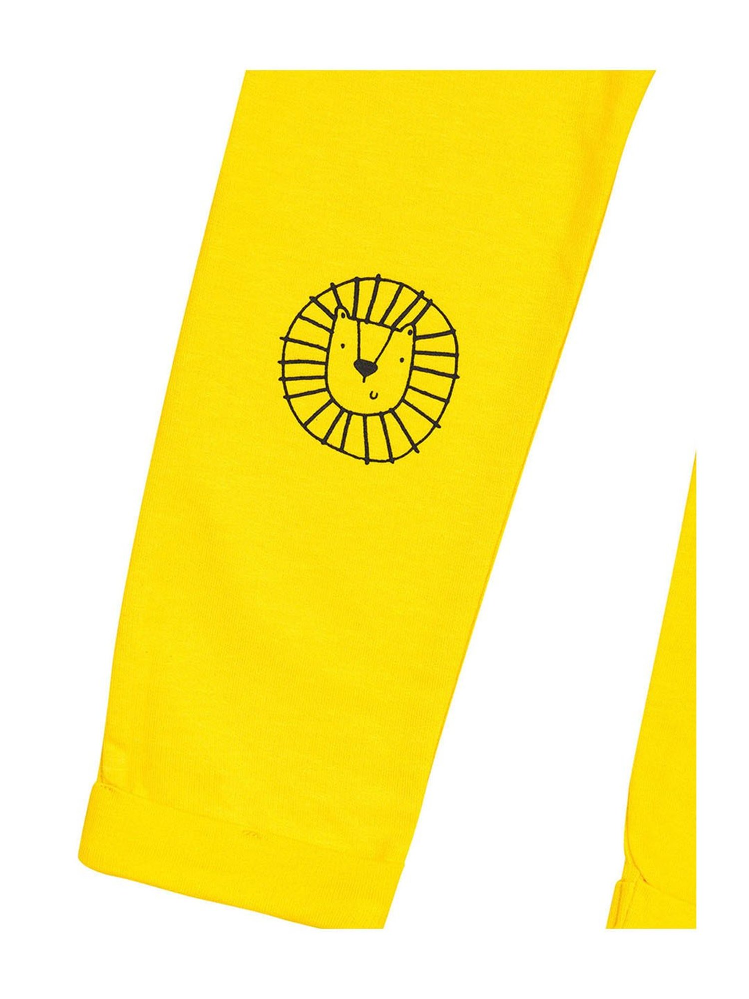 H by Hamleys Infants Boys Mustard Solid Joggers