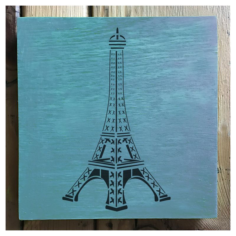 Stencil1 Eiffel Tower - Stencil 5.75" x 6"