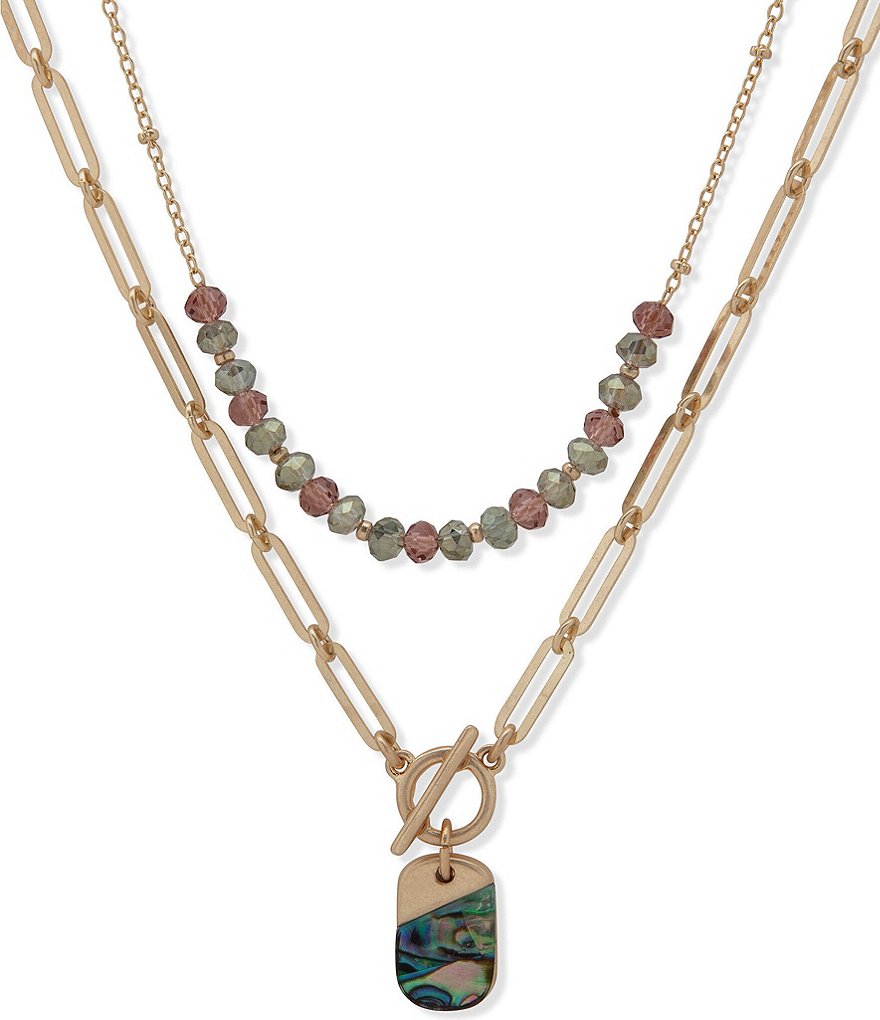 Lonna & Lilly Two Row Frontal Necklace