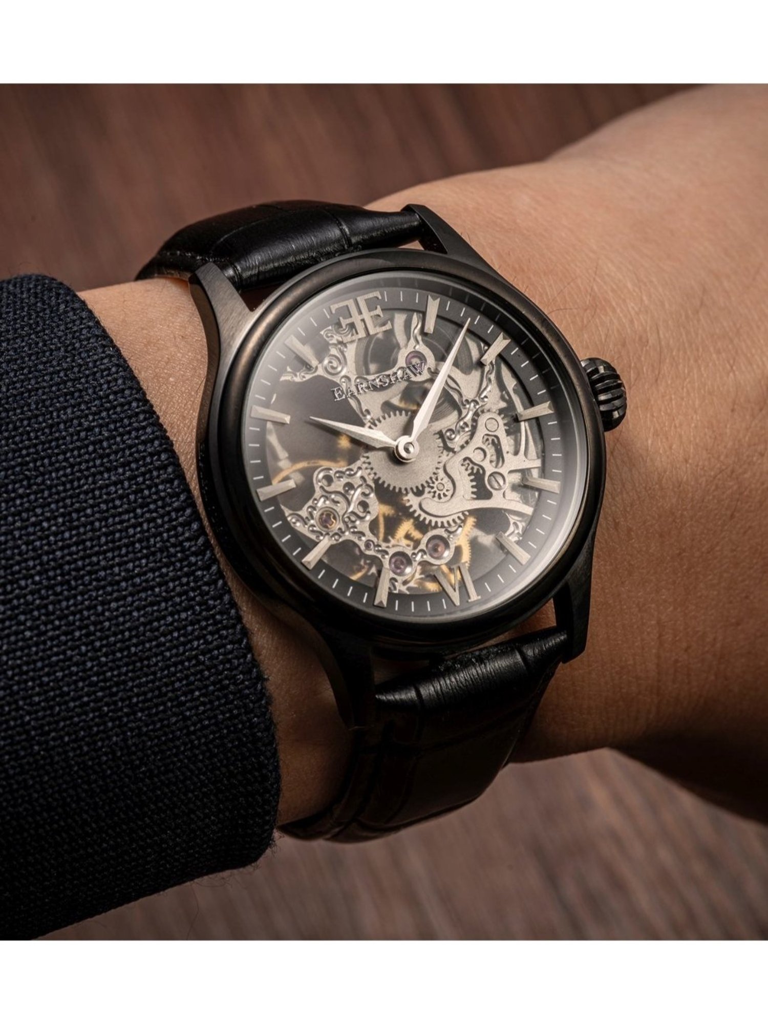 EARNSHAW ES-8061-05 Bauer Automatic Watch for Men