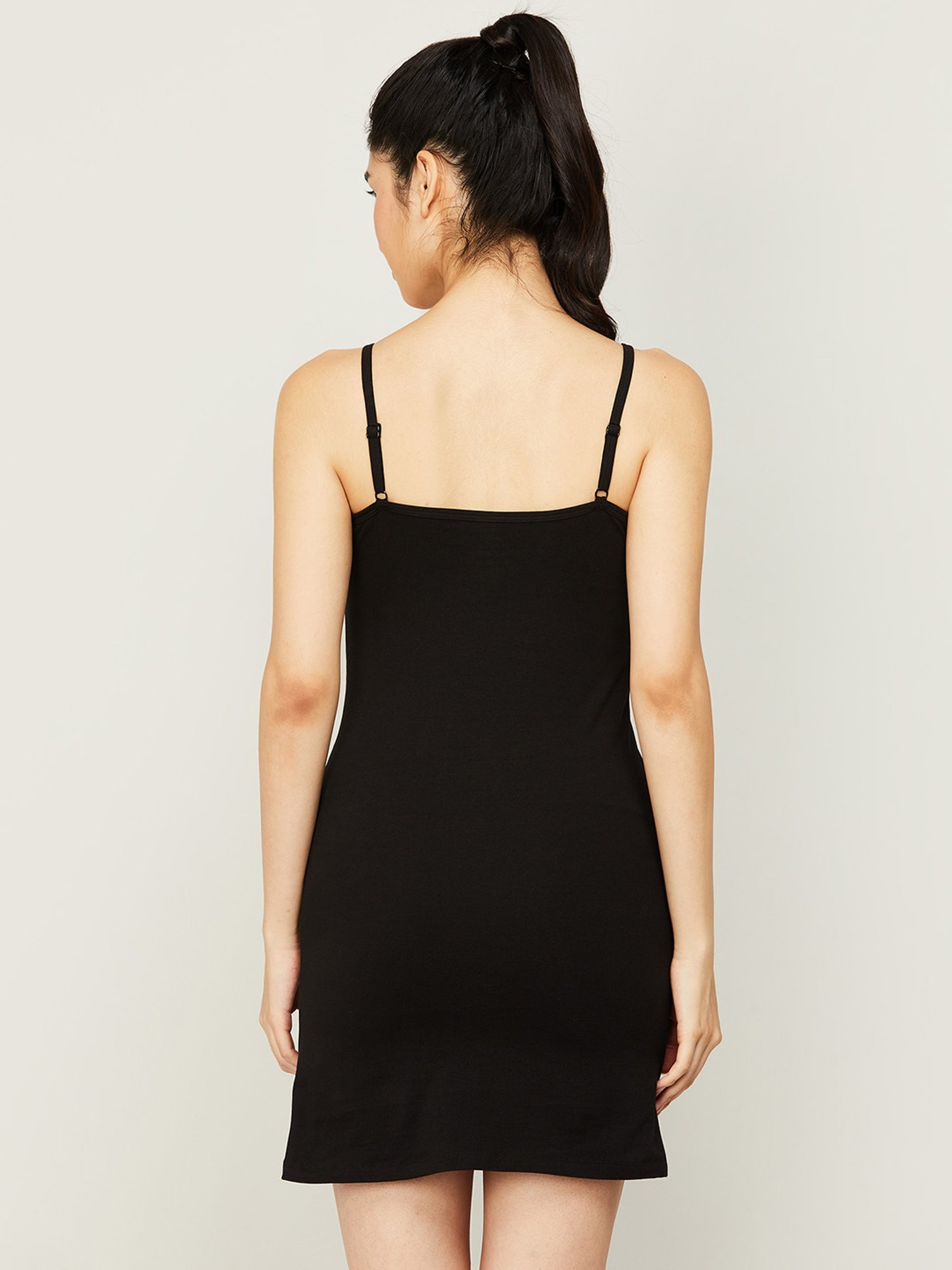 Ginger by Lifestyle Black Full Coverage Camisole