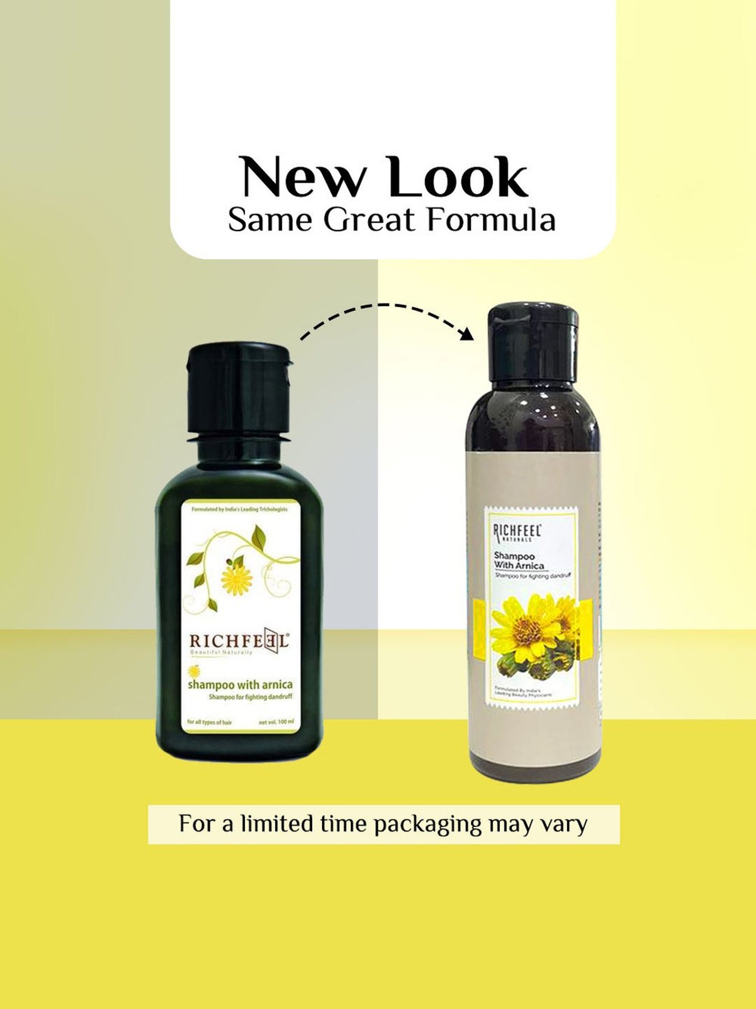 Richfeel Shampoo with Arnica - Pack of 3