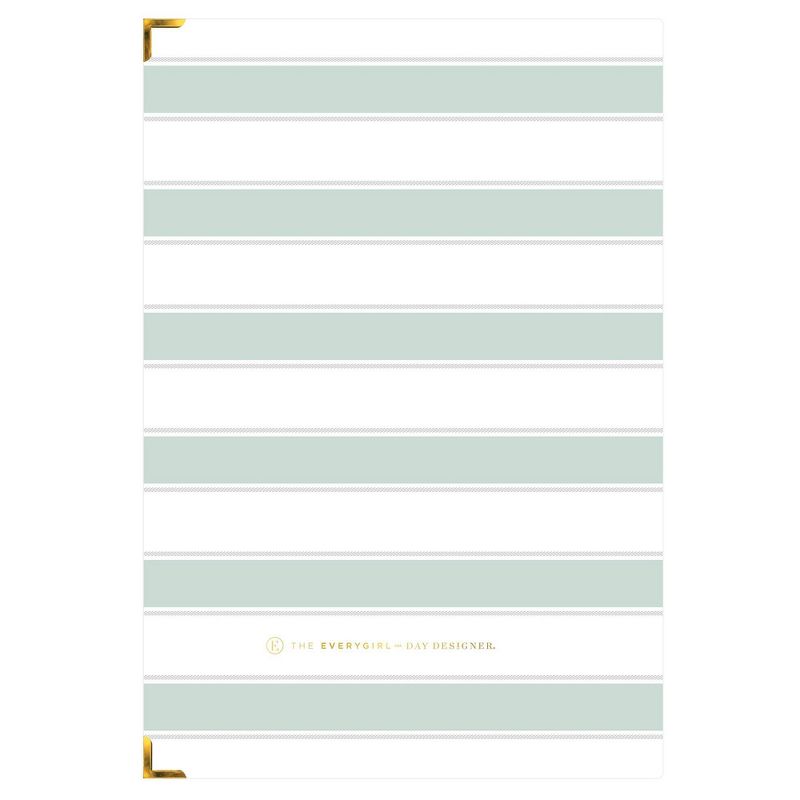 2021 The Everygirl Planner 5" x 8" Hard Cover Weekly/Monthly Bookbound Liam - Blue Sky