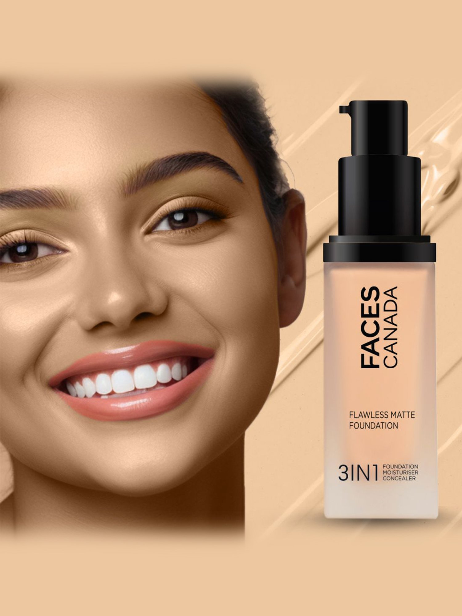FACES CANADA Flawless Matte Foundation Warm Natural - 30 ml