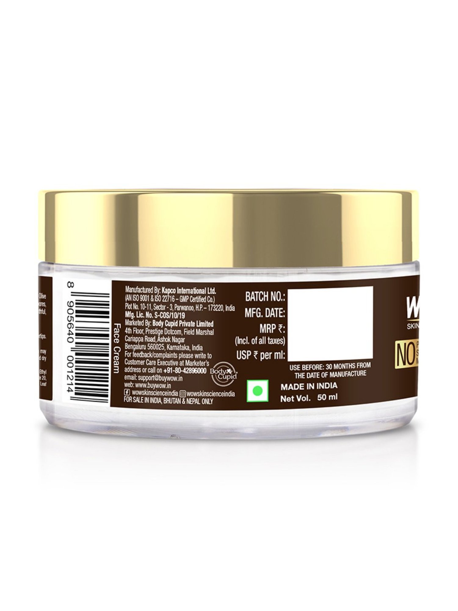 WOW Skin Science Repair & Restore Night Cream - 50 ml