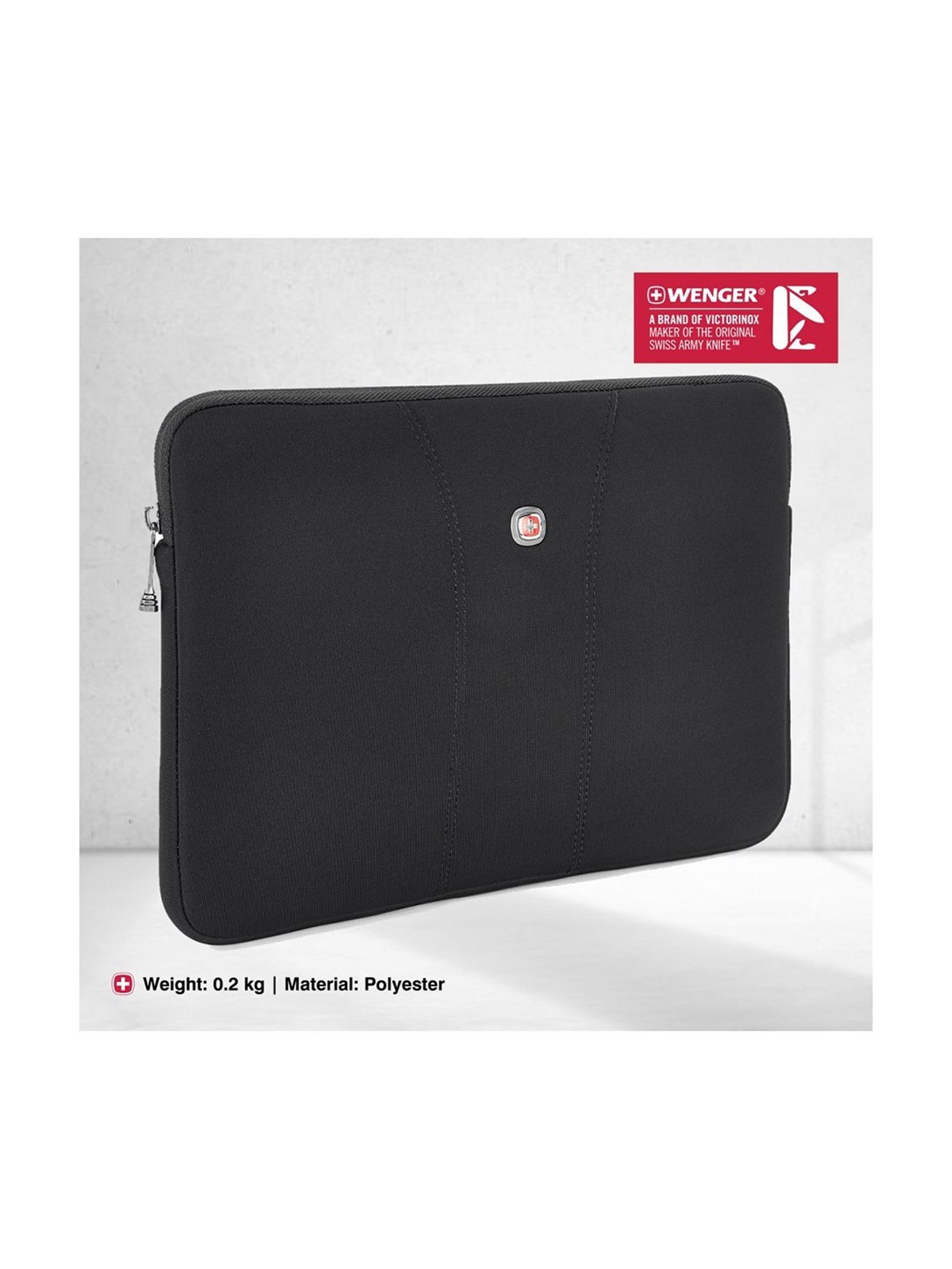 Wenger Black Solid Small Laptop Sleeve