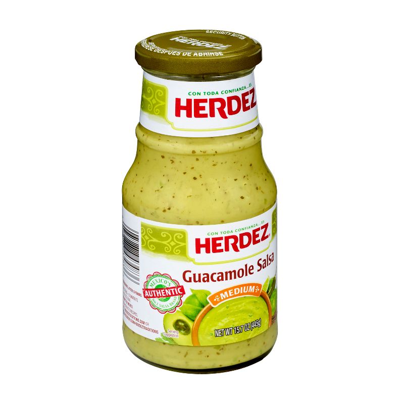 Herdez Guacamole Salsa Medium 15.7oz