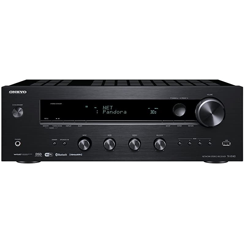 TX-8140 Stereo Receiver with Built-In Wi-Fi and Bluetooth Wireless Technology, 2-Channel Network