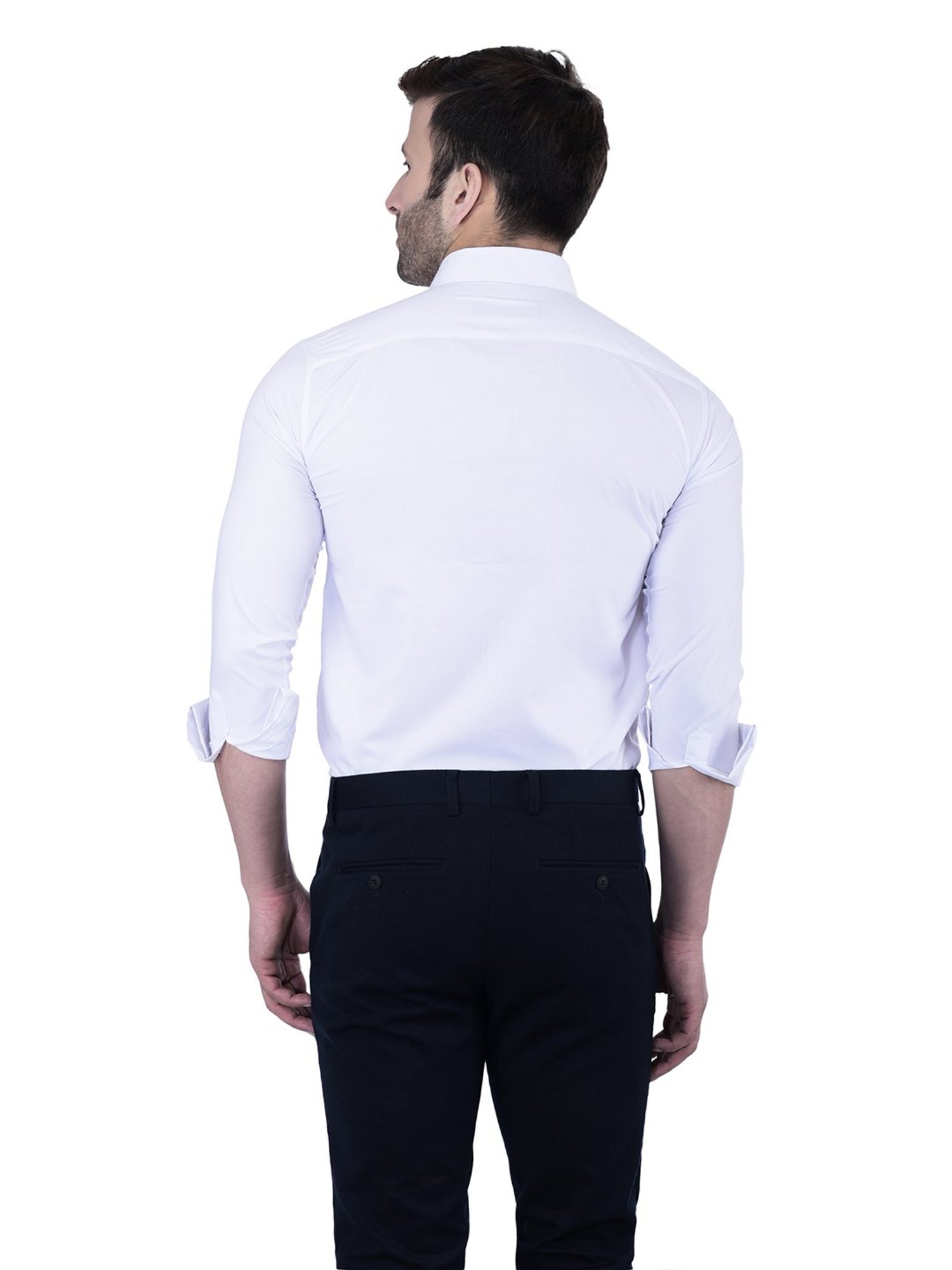 Hangup Plus White Regular Fit Shirt