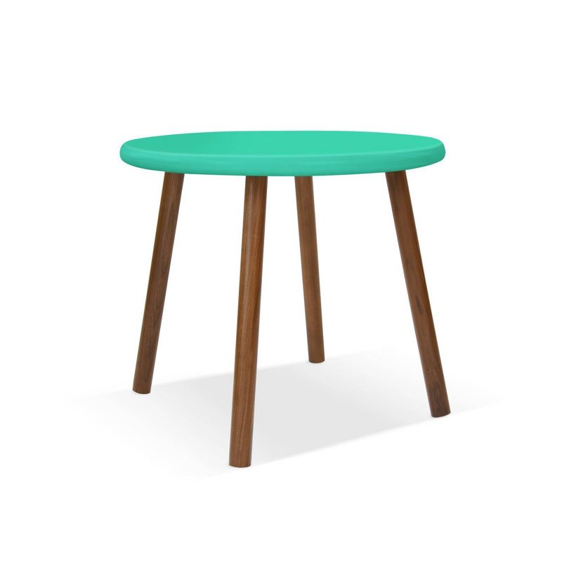 30" Peewee Round Kids' Table Walnut/Mint - Nico & Yeye