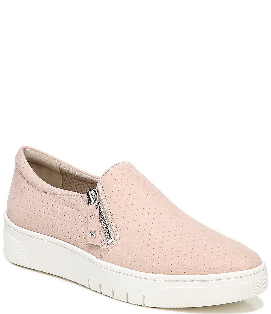 DKNY Eli Leather Logo Hardware Strap Loafers