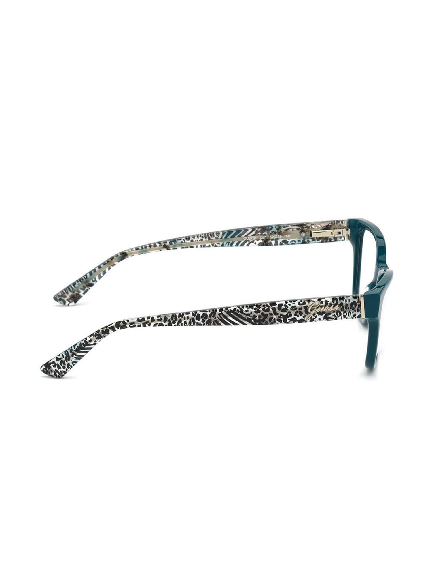 Guess Green Wayfarer Eye Frames for Women