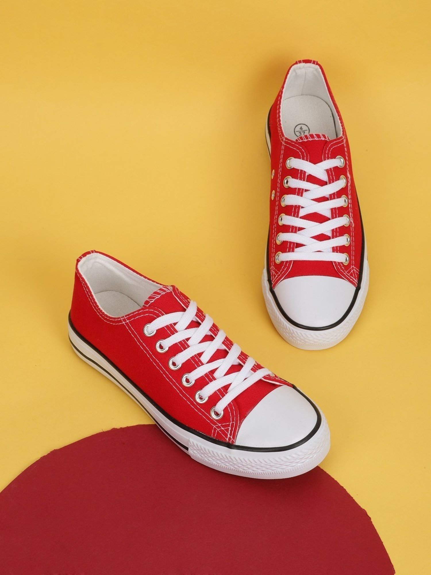 Truffle Collection Women's Red Sneakers