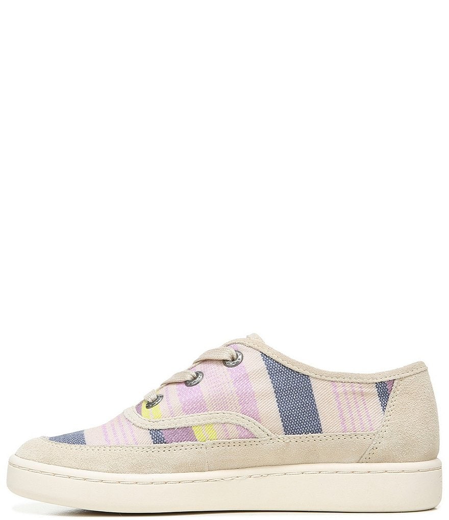 Zodiac Cheezburger Striped Fabric Lace-Up Sneakers