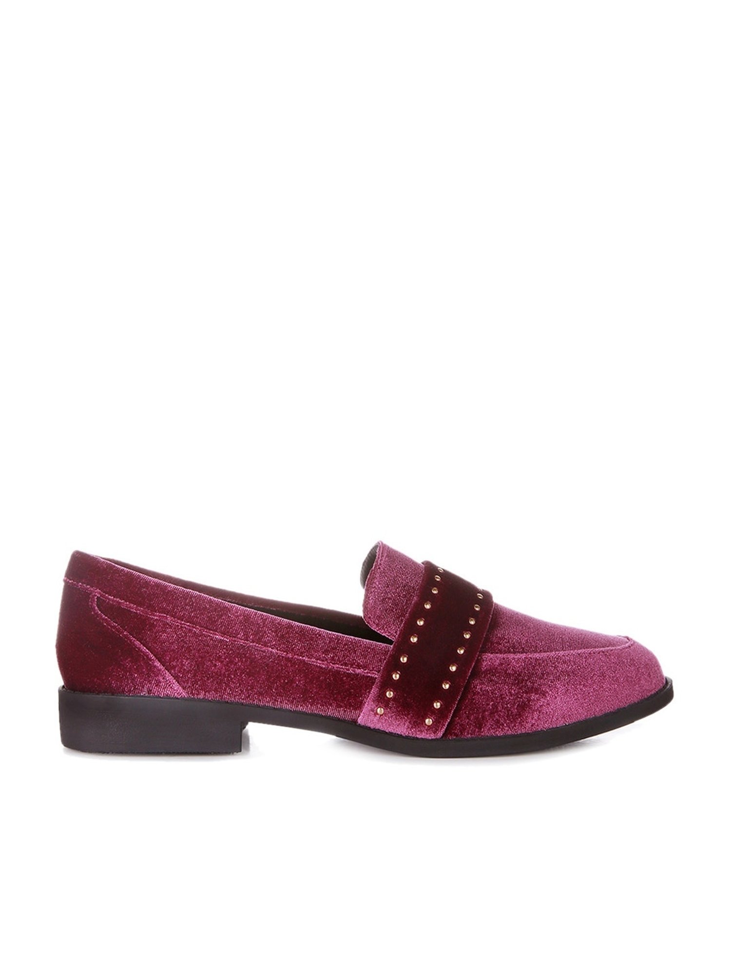 London Rag Women's Walkin Burgundy Casual Loafers
