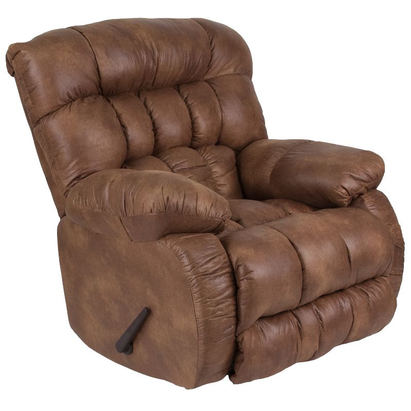 Flash Furniture Contemporary Breathable Comfort Padre Almond Fabric Rocker Recliner